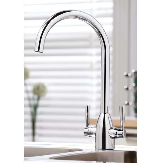 Scudo Marlo Hole Kitchen Tap 1TH - Chrome - KT14L - Envy Bathrooms Ltd