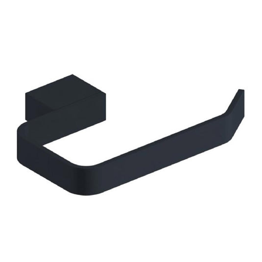 Scudo Mono Matt Black Paper Holder | MONOACC-005 - Envy Bathrooms Ltd