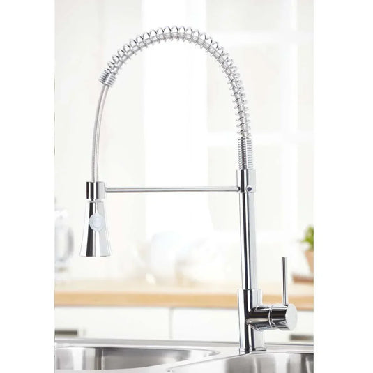 Scudo Tirare Hole Kitchen Tap 1TH - Chrome - KT38 - Envy Bathrooms Ltd