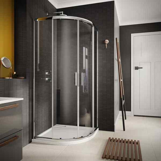 Sommer 6 800mm Double Door Quadrant Shower Enclosure - 6mm Glass - Chrome - SOS01 - Envy Bathrooms Ltd