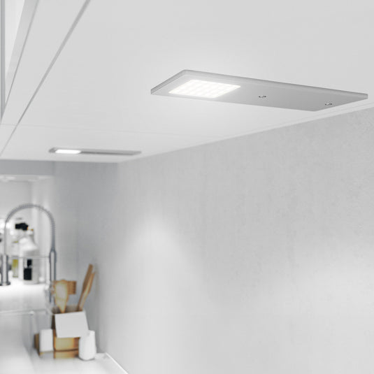 Sycamore Cucina Lite Solaris Recti LED Cabinet Light Aluminium Natural White | SY7923