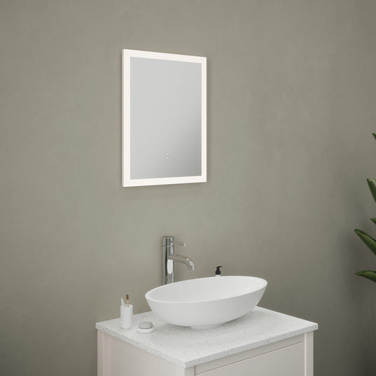 Sycamore Florence 500x390mm Rectangle LED Mirror | SY9061 - Envy Bathrooms Ltd