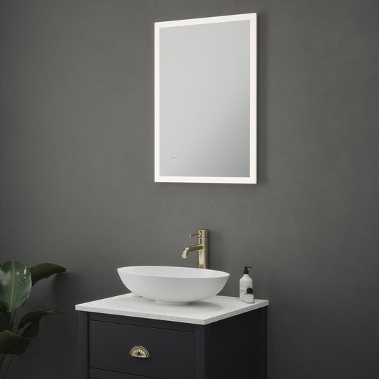 Sycamore Helsinki 700x500mm Rectangle LED Mirror | SY9101 - Envy Bathrooms Ltd