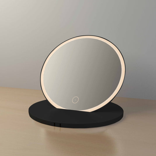 Sycamore Lorraine Portable Round Rechargeable LED Vanity Mirror | SY9011