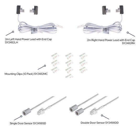 Sycamore Modex Zenith Left Hand 2m Power Lead | SY2482LH