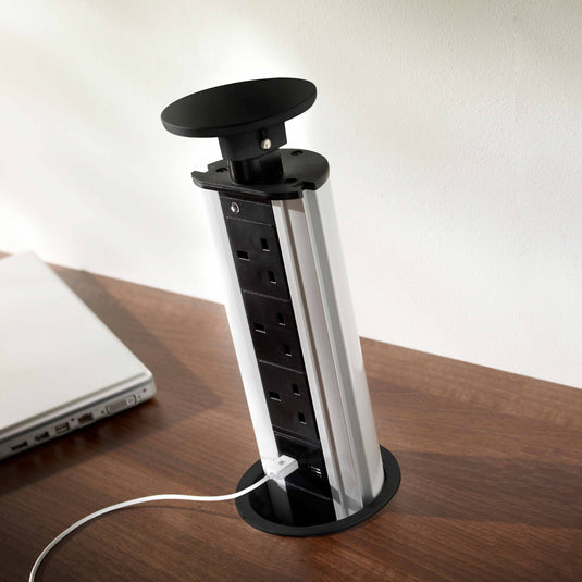 Sycamore Powertech Module with USB Ports Black | SY7192BK