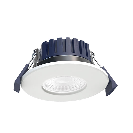 Sycamore Riga Flex Switchable Multi Wattage Dimmable IP65 Fire Rated Downlight White | SY9067WH