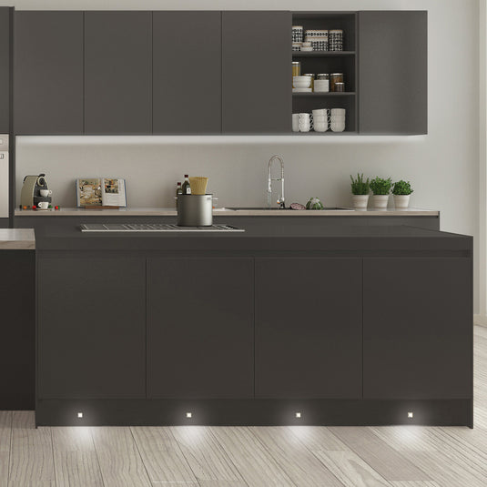 Sycamore Vega Square 4 Light Plinth Kit Natural White | SY8974BN/NW
