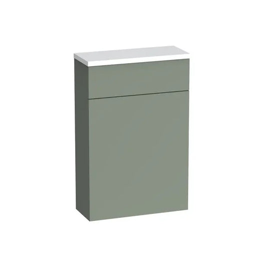 Tavistock 570mm Flat Fronted Back To Wall WC Unit - Laurel Green - TABTWFLRL - Envy Bathrooms Ltd
