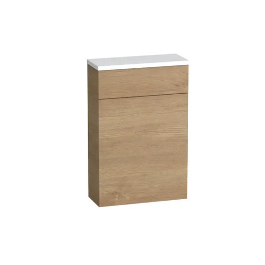 Tavistock 570mm Flat Fronted Back To Wall WC Unit - Danish Oak - TABTWFDO - Envy Bathrooms Ltd
