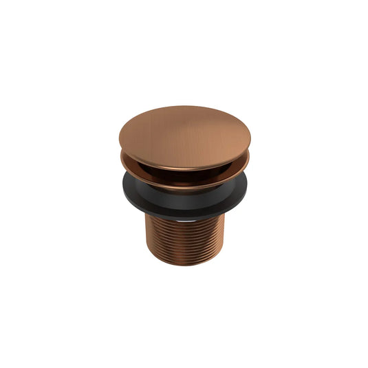 Tavistock 70mm Slotted Bath Click Waste Brushed Bronze | DC17045 - Envy Bathrooms Ltd
