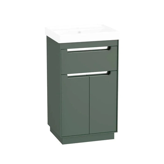 Tavistock Acumen 500mm Freestanding Vanity Unit - Viridian Green - ACU500F.VRG - Envy Bathrooms Ltd