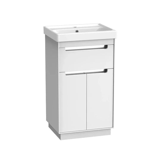 Tavistock Acumen 500mm Freestanding Vanity Unit - White - ACU500F.W - Envy Bathrooms Ltd