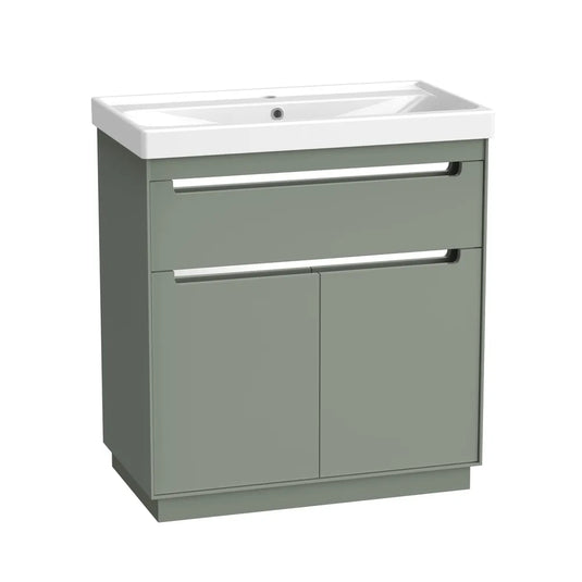 Tavistock Acumen 800 Freestanding Vanity Unit Matt Laurel Green | ACU800F.LRL - Envy Bathrooms Ltd