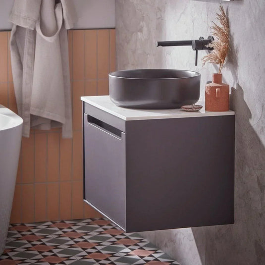 Tavistock Acumen 800mm Worktop - Bianco Marble - ACUWT8S.BM - Envy Bathrooms Ltd