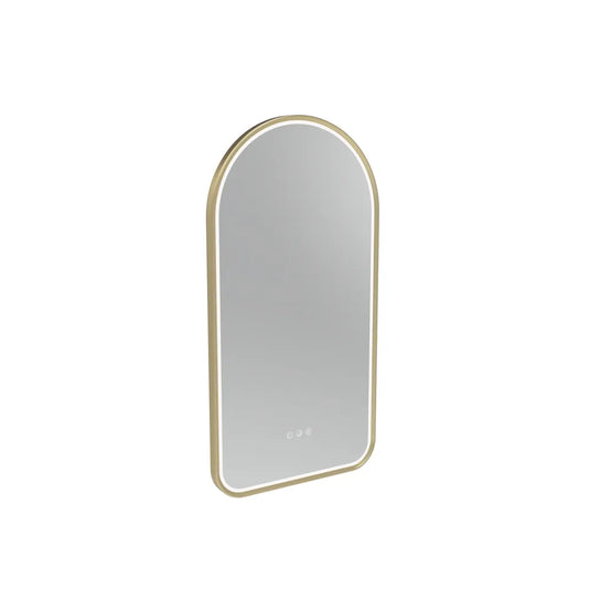 Tavistock Alderbury 400 Arch Illuminated Mirror Brushed Brass | ALM40ABR - Envy Bathrooms Ltd