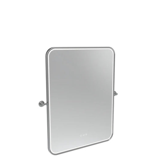 Tavistock Alderbury 600 Rectangular Illuminated Mirror Chrome | ALM060CHF4 - Envy Bathrooms Ltd