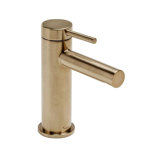 Tavistock Anthem Basin Mono Mixer Tap with Click Waste - Brushed Brass - TAN1104 - Envy Bathrooms Ltd