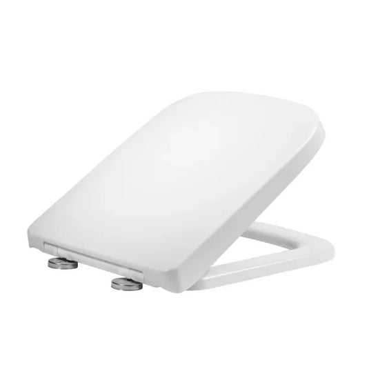 Tavistock Area Linear Square D-Shape Secure Fix Quick Release Soft Close Toilet Seat - White - 8905WSC-SF - Envy Bathrooms Ltd