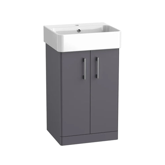 Tavistock Arlo 500 Freestanding Unit Matt Storm Grey | AR5F-SG - Envy Bathrooms Ltd