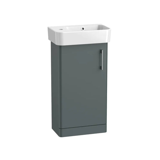 Tavistock Arlo Cloakroom Freestanding Unit Matt Viridian Green | AR4F-VRG - Envy Bathrooms Ltd