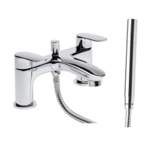 Tavistock Avid Deck Mounted Bath Shower Mixer Tap with Handset - Chrome - TAV42 - Envy Bathrooms Ltd