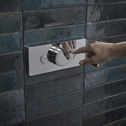 Tavistock Axiom Concealed Thermostatic Dual Function Push Button Shower Valve Set - Chrome - SAX2549 - Envy Bathrooms Ltd