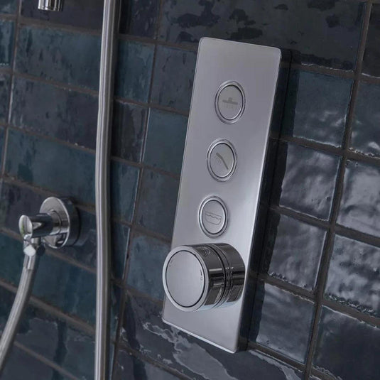 Tavistock Axiom Triple Function Concealed Push Button Shower Valve - Chrome - SAX2767 - Envy Bathrooms Ltd