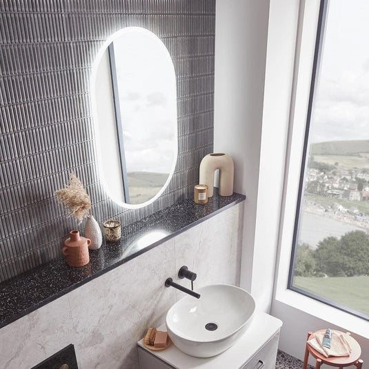 Tavistock Beta 500 x 600mm Pill Illuminated Mirror - BTM50P - Envy Bathrooms Ltd