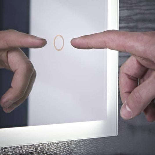 Tavistock Beta 450 Touch Control LED Mirror - Chrome - Envy Bathrooms Ltd