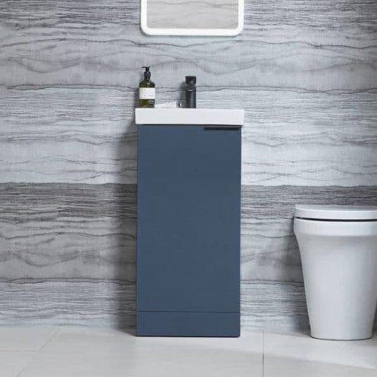 Tavistock Cadence 400mm Floorstanding Cloakroom Vanity Unit - Oxford Blue - CA400F.OB - Envy Bathrooms Ltd