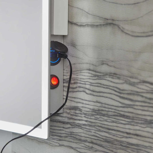 Tavistock Cadence 500 x 700mm Charging Illuminated Mirror - CDM050 - Envy Bathrooms Ltd