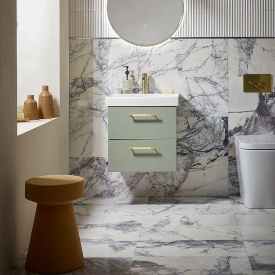 Tavistock Cadence 500mm Wall Hung Vanity Unit - Laurel Green - CA500W.LRL - Envy Bathrooms Ltd