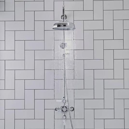 Tavistock Cheltenham Exposed Dual Function Shower System - Chrome - SCM1713 - Envy Bathrooms Ltd