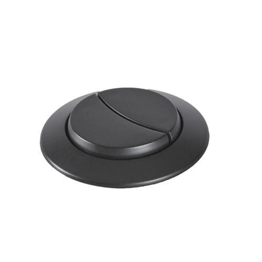 Tavistock Close Coupled Cistern Round Push Button Matt Black-For Orbit/Structure/Lansdown - Envy Bathrooms Ltd