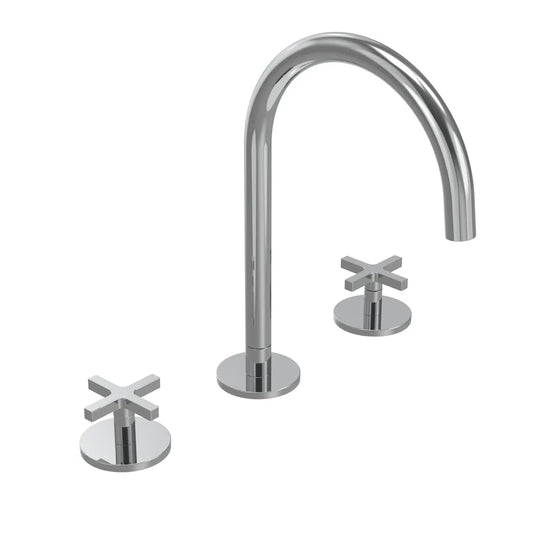 Tavistock Cohort Cross 3 Tap Hole Basin Mixer Chrome | TCC79 - Envy Bathrooms Ltd