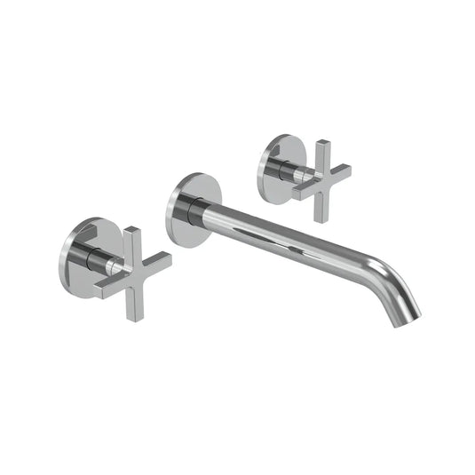 Tavistock Cohort Cross Wall Mounted Basin Mixer Chrome | TCC19 - Envy Bathrooms Ltd