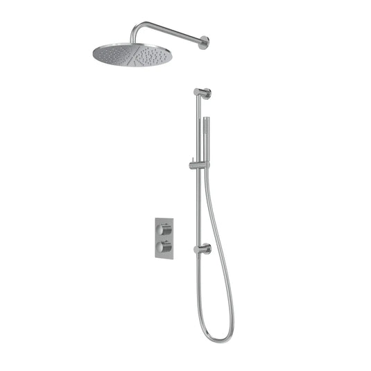 Tavistock Cohort Dual Function Shower System with Riser Rail Chrome | SCT1611 - Envy Bathrooms Ltd