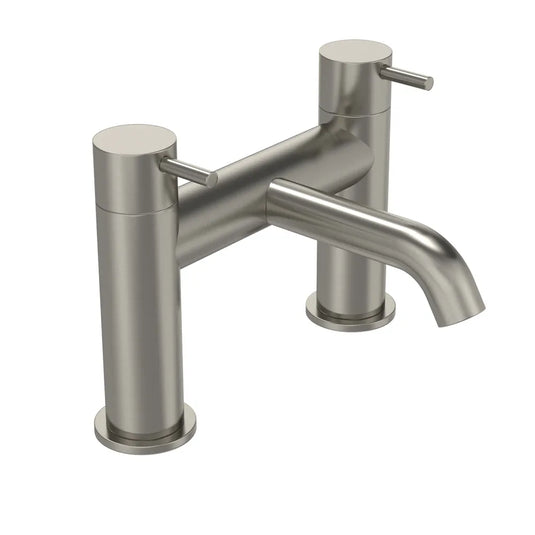 Tavistock Cohort Lever Bath Filler Stainless Steel | TCL3209 - Envy Bathrooms Ltd