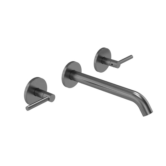 Tavistock Cohort Lever Wall Mounted Basin Mixer Gunmetal | TCL1905 - Envy Bathrooms Ltd