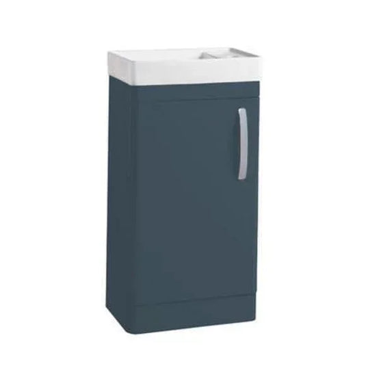 Tavistock Compass 450mm Floorstanding Cloakroom Vanity Unit - Oxford Blue - CM450FOB - Envy Bathrooms Ltd