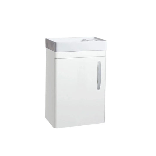 Tavistock Compass 450mm Wall Hung Cloakroom Unit - Gloss White - CM450WW - Envy Bathrooms Ltd