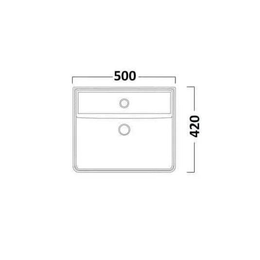 Tavistock Compass 500mm Floorstanding 2 Door Vanity Unit - Gloss Light Grey - CM500FG - Envy Bathrooms Ltd