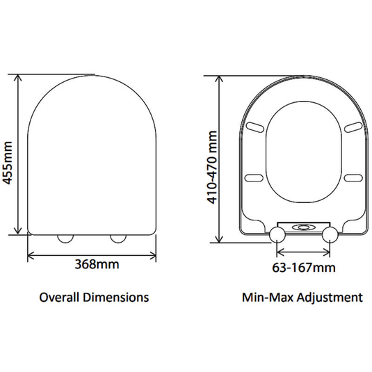 Tavistock Dune D Shape Soft Close Toilet Seat - Envy Bathrooms Ltd
