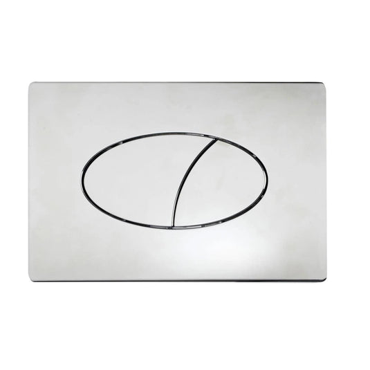 Tavistock Ellipse Flush Plate Chrome - Envy Bathrooms Ltd