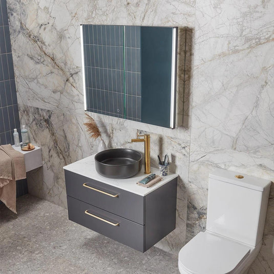 Tavistock Facade 800mm Double Door Recess Cabinet - FCC080U - Envy Bathrooms Ltd