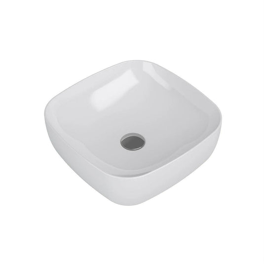 Tavistock Foss 400 x 400mm Square Freestanding Bowl - White - Envy Bathrooms Ltd