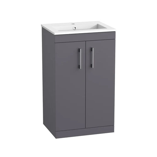 Tavistock Kew 500 Freestanding Unit Matt Storm Grey | KW5F-SG - Envy Bathrooms Ltd