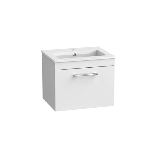 Tavistock Kew 500 Wall-Mounted 1 Drawer Unit Gloss White | KW5W1-GW - Envy Bathrooms Ltd