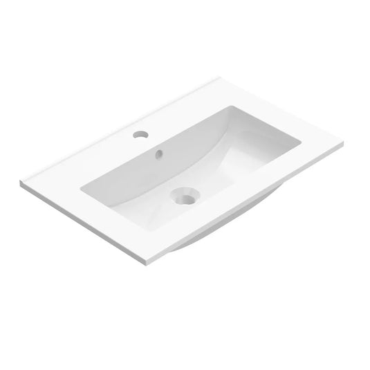 Tavistock Kew 600 Ceramic Basin White | KW600C - Envy Bathrooms Ltd